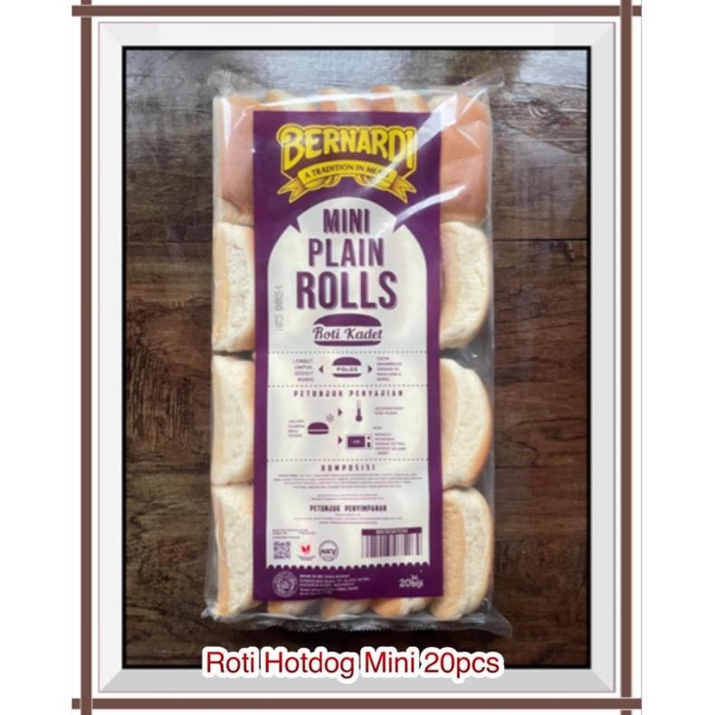 

Premium Bernardi Roti Hotdog Mini 20 Pcs Promo