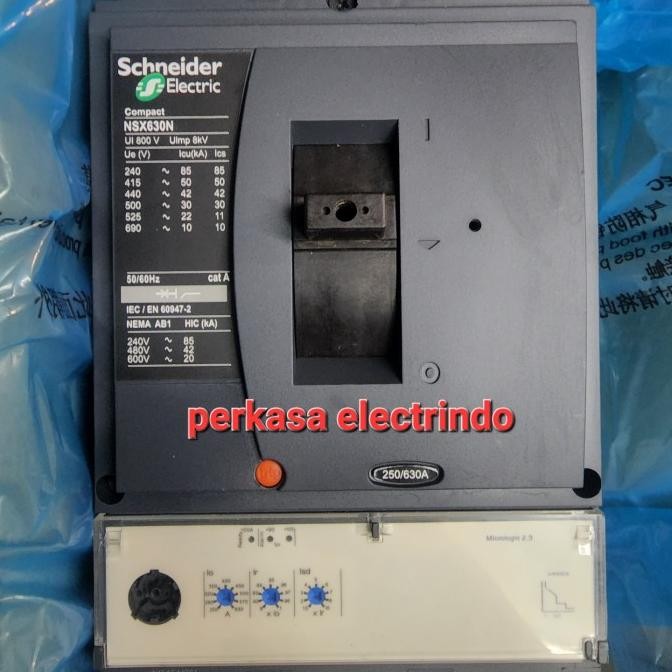 Mccb Schneider Nsx630N 3P 630A 50Ka Lv432893 New Stok