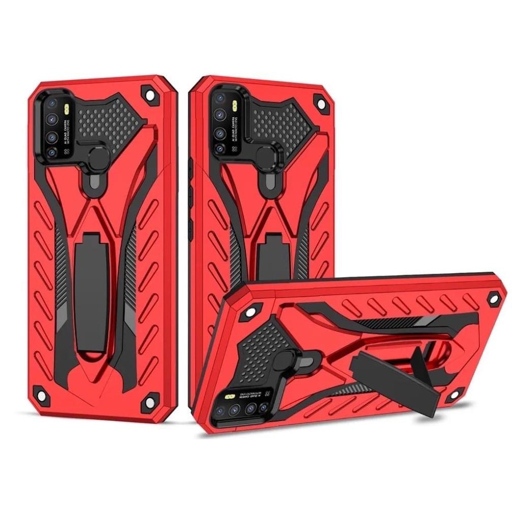 CASING HP UNTUK ( INFINIX HOT 9 PLAY) Casing/Hardcase Phantom Robot Kick Standing