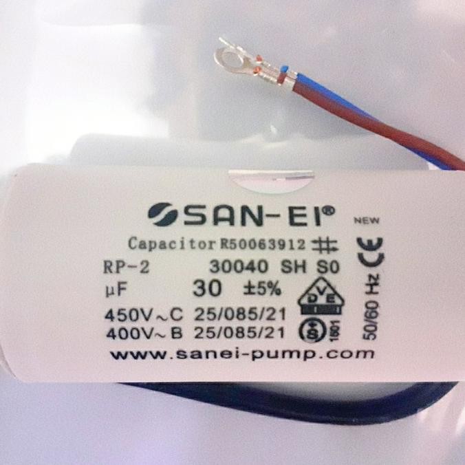 Promo KAPASITOR 30UF 450VAC CAPACITOR BULETSPAREPARTS DINAMO POMPA CONDENSAT COD