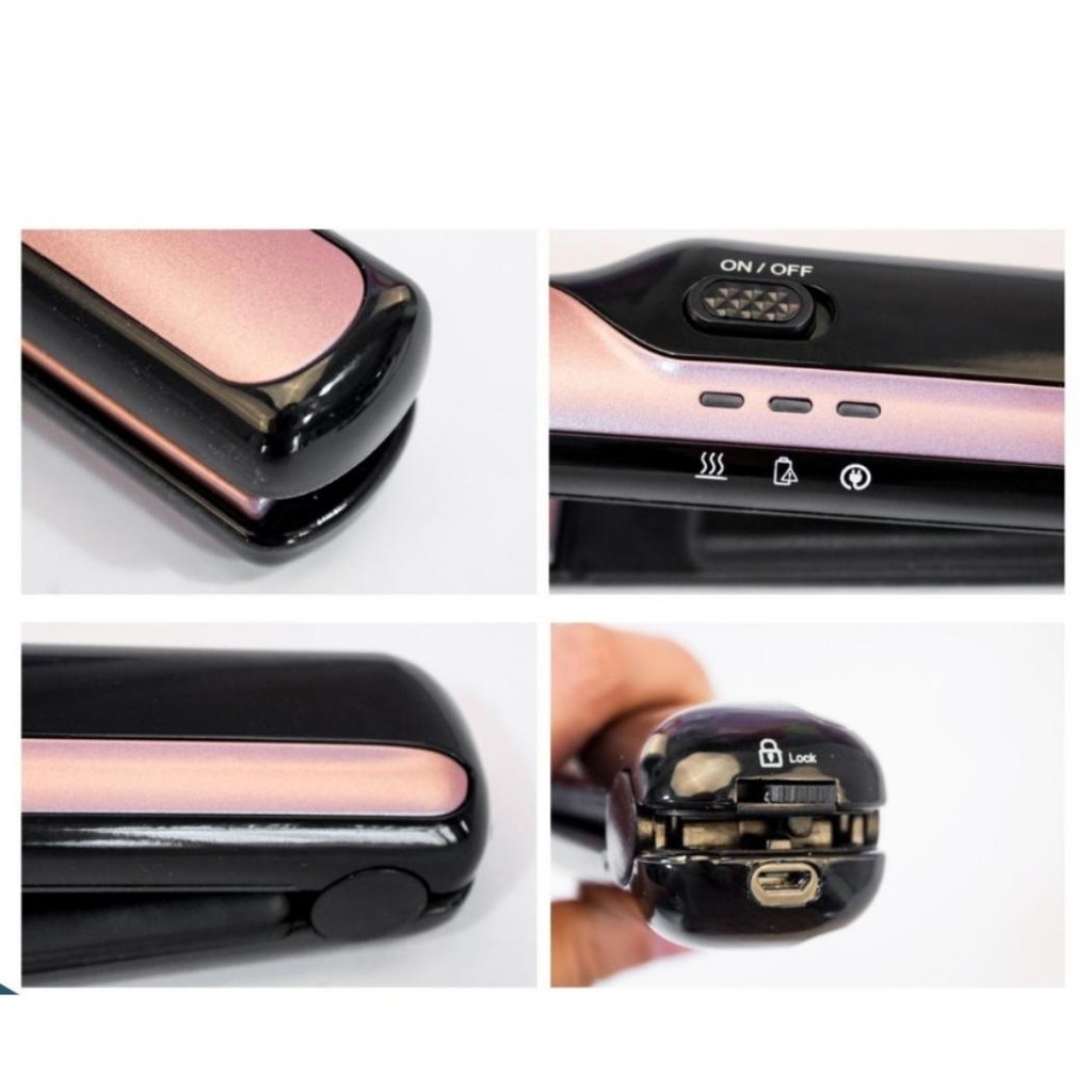 Catokan Rambut Tanpa Kabel Catokan Wireless Portable