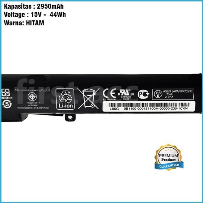 Baterai Laptop Asus X550 X550Z X550Ze X550E Ori New Stok