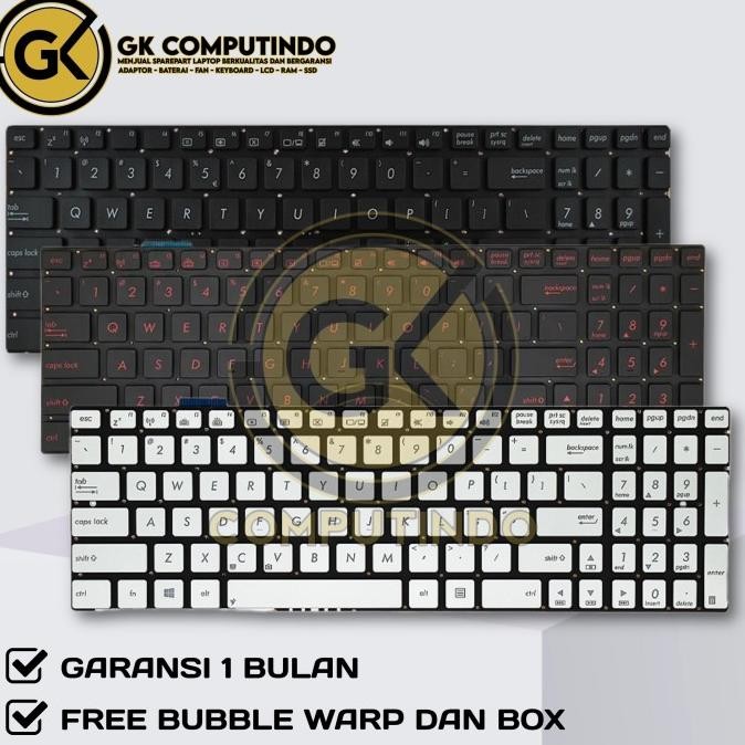 Keyboard Asus Rog G550 G550J G550Jk G550Jx Gl550 Gl550Jk Gl550Jx N550 New Stok