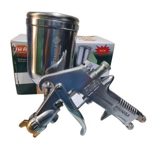 IWA Sagola Spray Gun F-75G Spet Alat Semprot Cat Angin Mesin Kompresor F75 Tabung Atas 400ml Sedia J
