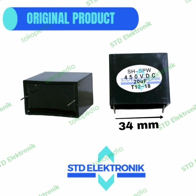 Kapasitor Ac Daikin Inverter 20 Uf Original Sh-Spw 450Vdc T12-18 - Capasitor Outdoor Ac Daikin Inver
