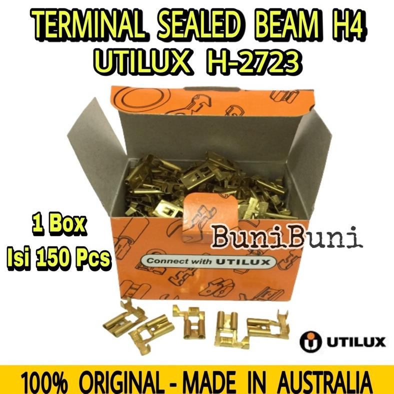 Berkualitas Terminal Skun Utilux Seal / Sealed Beam H4 Bendera H2723 Untuk Socket Lampu Mobil Origin