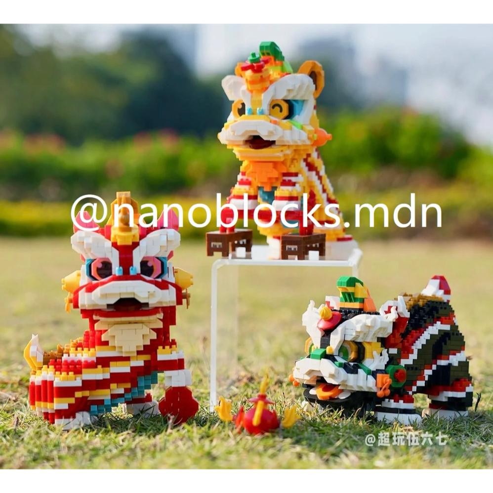 [Nanoblocks] Edisi Imlek Hampers CNY Barongsai Imlek Mini Block  Mainan Balok Edukasi Anak DIY Brick