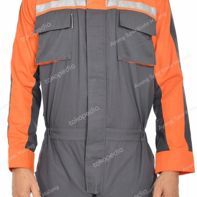 BAJU KERJA WEARPACK-KATELPAK-COVERALL-SAFETY ( 3M original reflector )