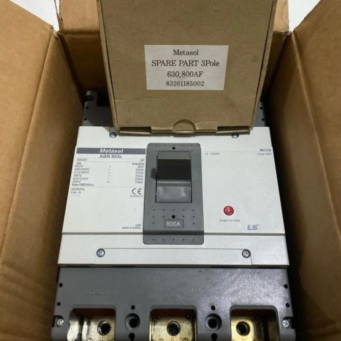 Mccb Ls Abn 803C 3P 800A/Mccb Ls 3P 800A/Mccb Metasol Abn 803C 3P 800A New Stok