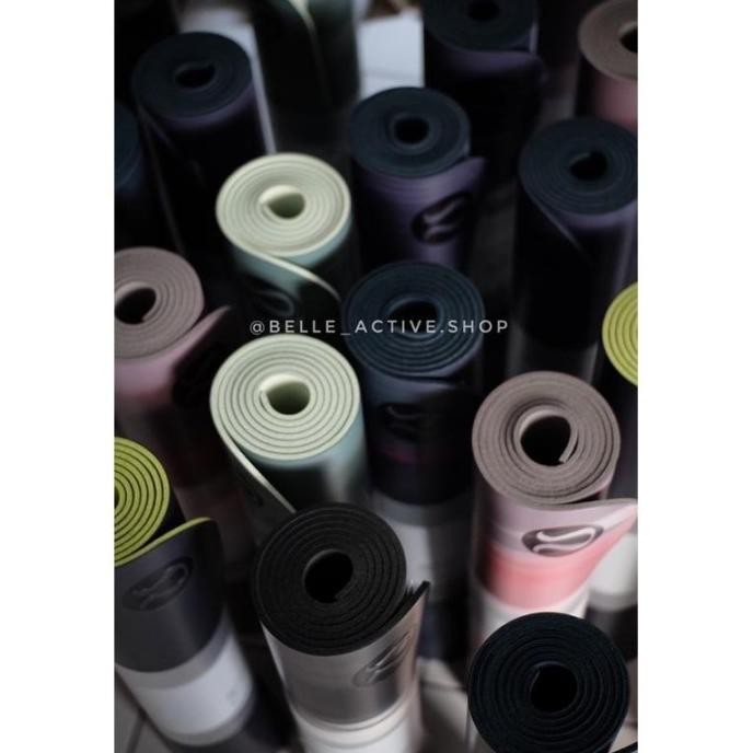 Lulu lemon Yoga Mat 5mm - true navy yellow lululemon / Matras yoga