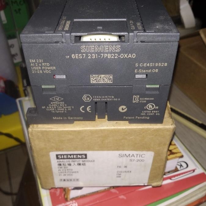 Siemens 6Es7 231 7Pb22 0Xa0 Em 231 Simatic S7-200 Analog Input Module New Stok