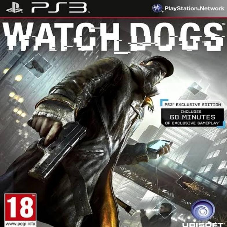Blu-ray disc game ps3 cfw/hen WATCH DOGS murah
