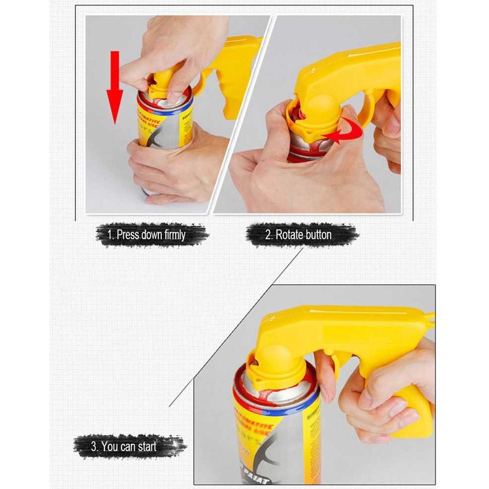 Sikeo Spray Gun Alat Bantu Cat Semprot Pilok - SK001 / Alat Semprot Cat Air Brush / Alat Sambung Ban