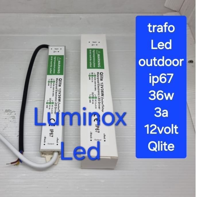 Diskon Trafo Outdoor Led 36W 36Watt 3A 12Volt Driver 12V 3Ampere Ip67 36 Watt