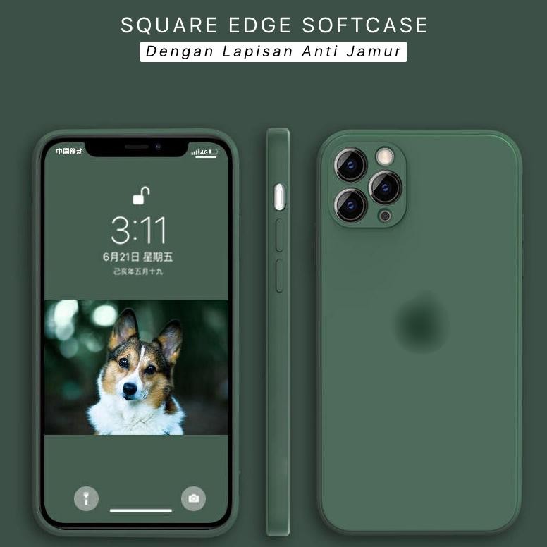 SOFT CUBE SQUARE EDGE FLAT Case iP iPhone 7 8 Plus X XR XS 11 12 13 14 15 Pro Max Plus SE 2020 2022 