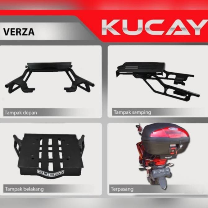 Bracket box motor kucay geser honda Verza Givi Kappa Shad