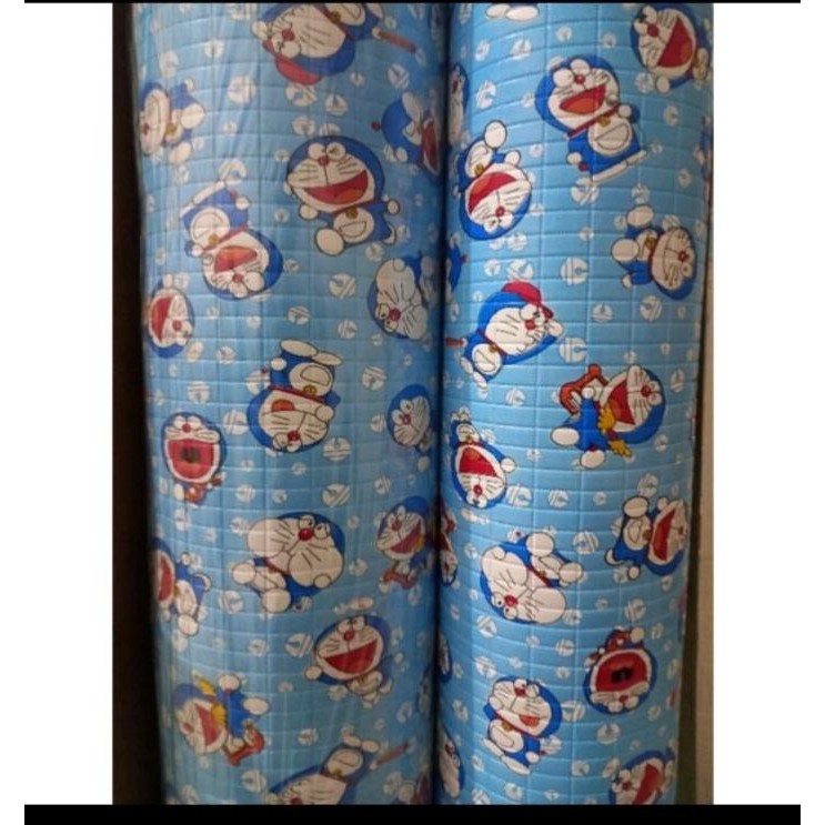 Perlak Bayi Doraemon Biru /Perlak Doraemon/ Perlak Bayi Baru Lahir 55cm x 65 cm