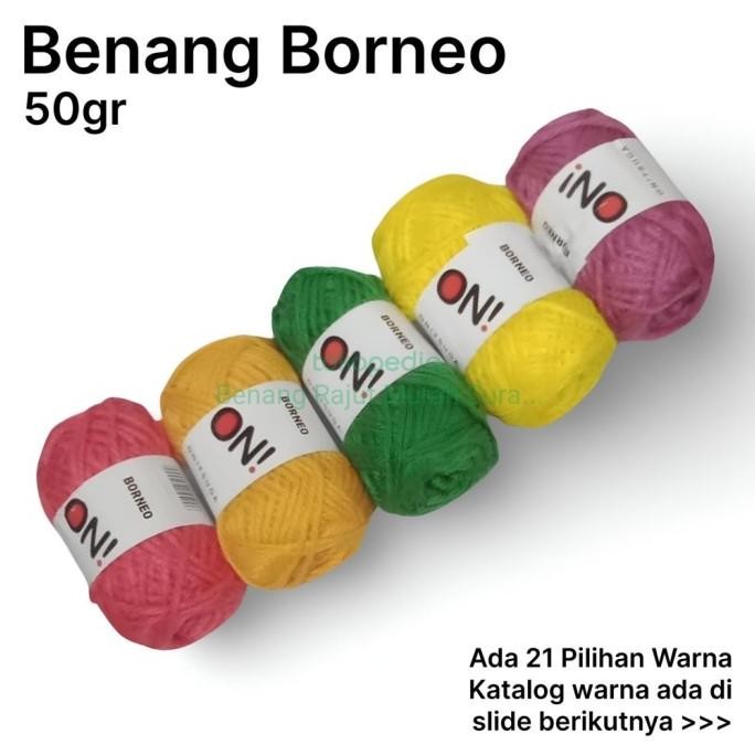 redi ya kk Benang Rajut Akrilik Wol Borneo Onitsuga