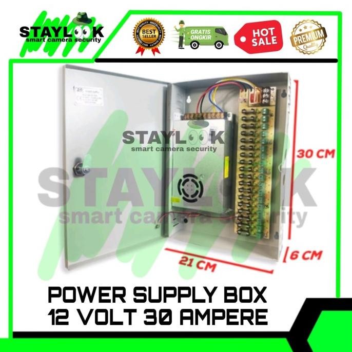 Spesial Power Supply Box 12V 30A - Psu Box 30A 12V - Psu Box 30A