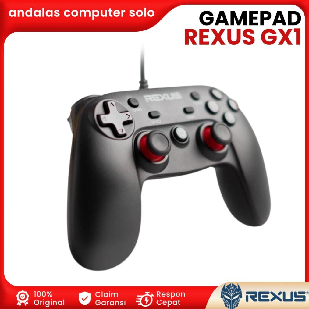 PG GAMEPAD JOYSTICK STICK PS PLAYSTATION GAMING REXUS GLADIUS REXUS GX-1 KABEL ORIGINAL