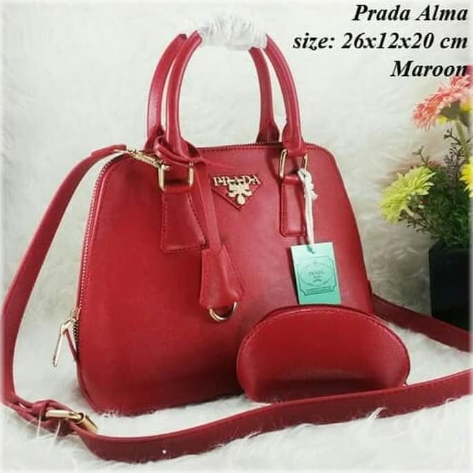 Tas Handbag Wanita Prada Alma Import