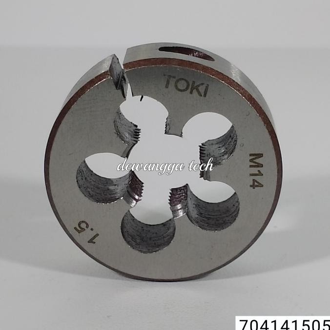 Senai M14X1.5 Round Dies M14 X 1.5 Snei Sney Bulat Snay Baut M14 Co