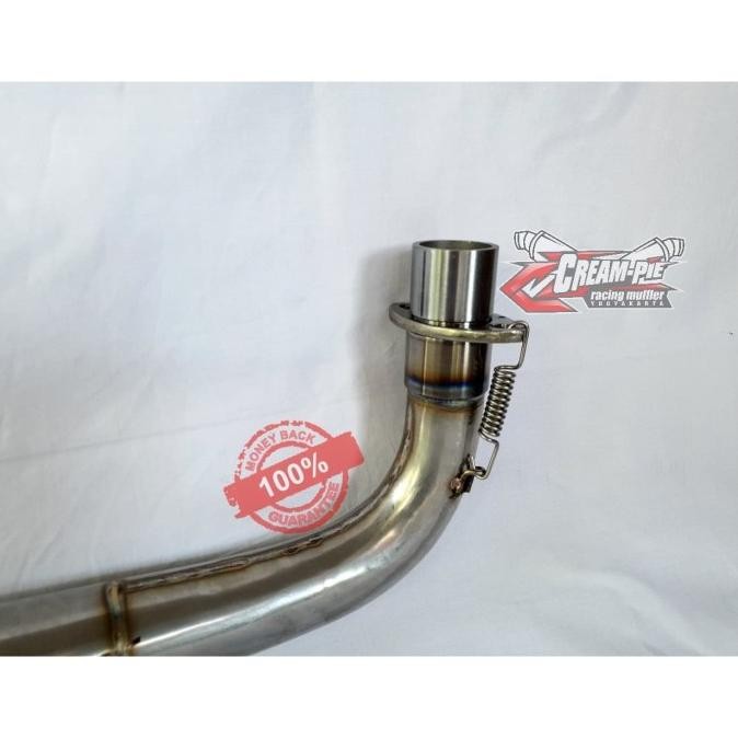 Knalpot Creampie FIZR Underbone Stainless ORIGINAL JOGJA