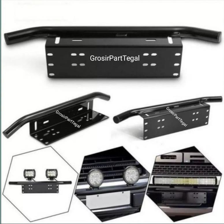 Dudukan Foglamp Plat Nomor Mobil Bracket Dudukan Lampu Sorot Dudukan Lampu Tembak Mobil Dudukan Plat