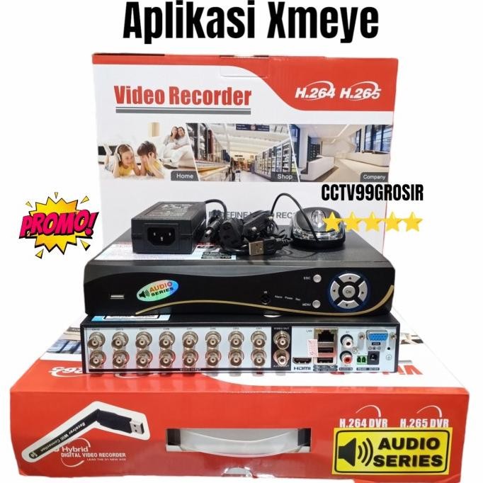 DVR 16 Channel Xmeye Full HD / DVR 16CH Xmeye 2560P 5MP 6 IN 1