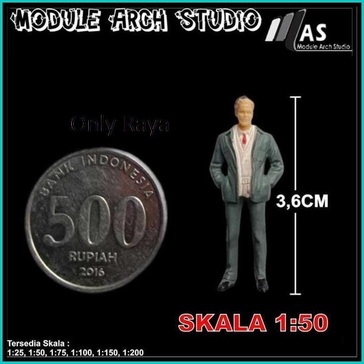MAKET ORANG SKALA 1:50 - FIGURE ORANG - MINIATUR ORANG