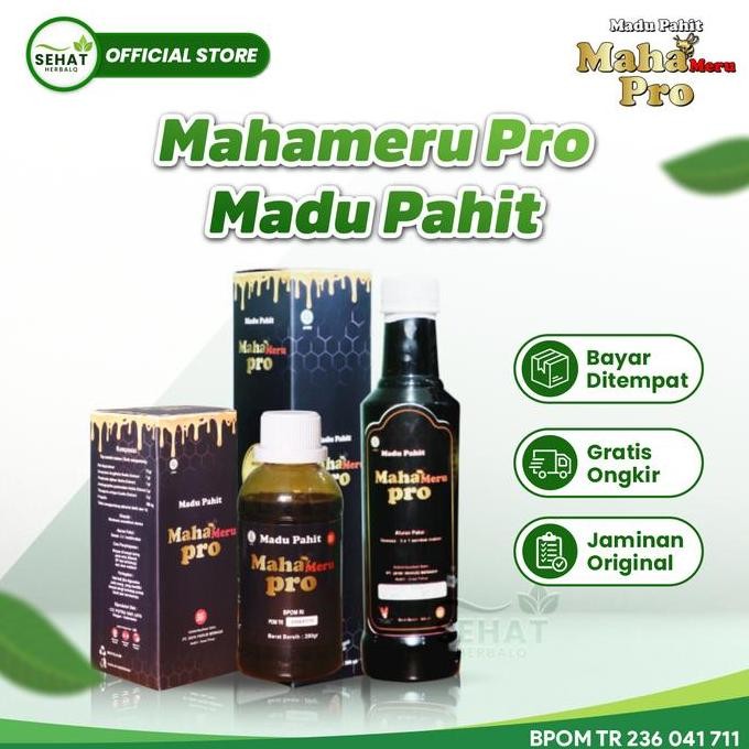 

Mahameru Pro Madu Hitam Pahit 100% Ori Herbal Berkualitas Tinggi Honey Bahan Asam Lambung Syrup Terlaris