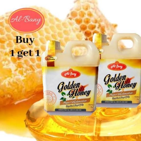

Madu Asli Madu Murni Madu Super Kalimantan Al Bany Golden Honey(Paket) Promo