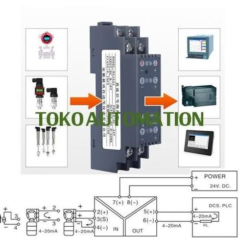 Terjangkau Dc Voltage Current Transmitter Signal Isolator 4-20Ma Ke 4-20Ma St98