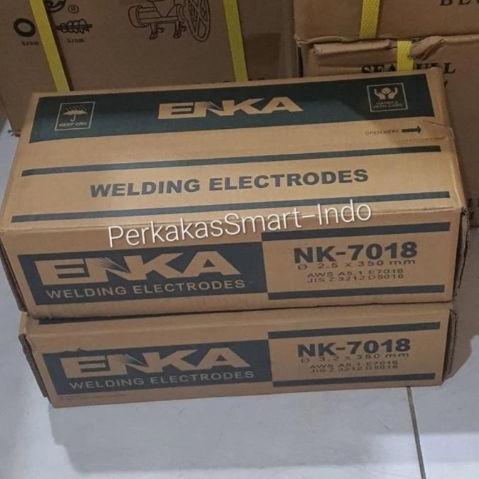 Nikkosteel Enka Kawat Las Nk-7018 3,2Mm Aws 7018 /Welding Electrode 3.2 Mm E7018 Nikko Steel - Asli