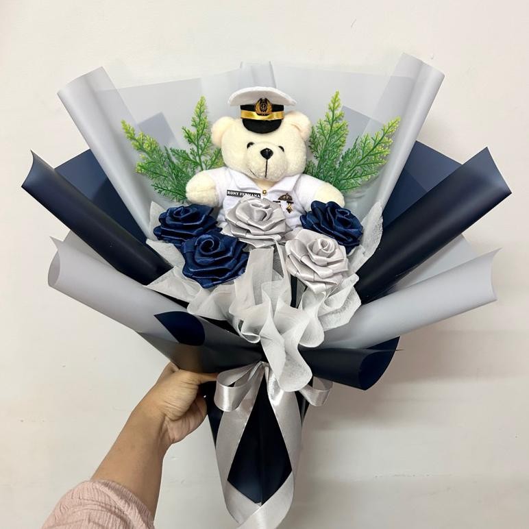 ''Terlaris" Buket Bunga Boneka Profesi / Buket Bunga / Boneka Profesi / Boneka Wisuda / Buket Wisuda