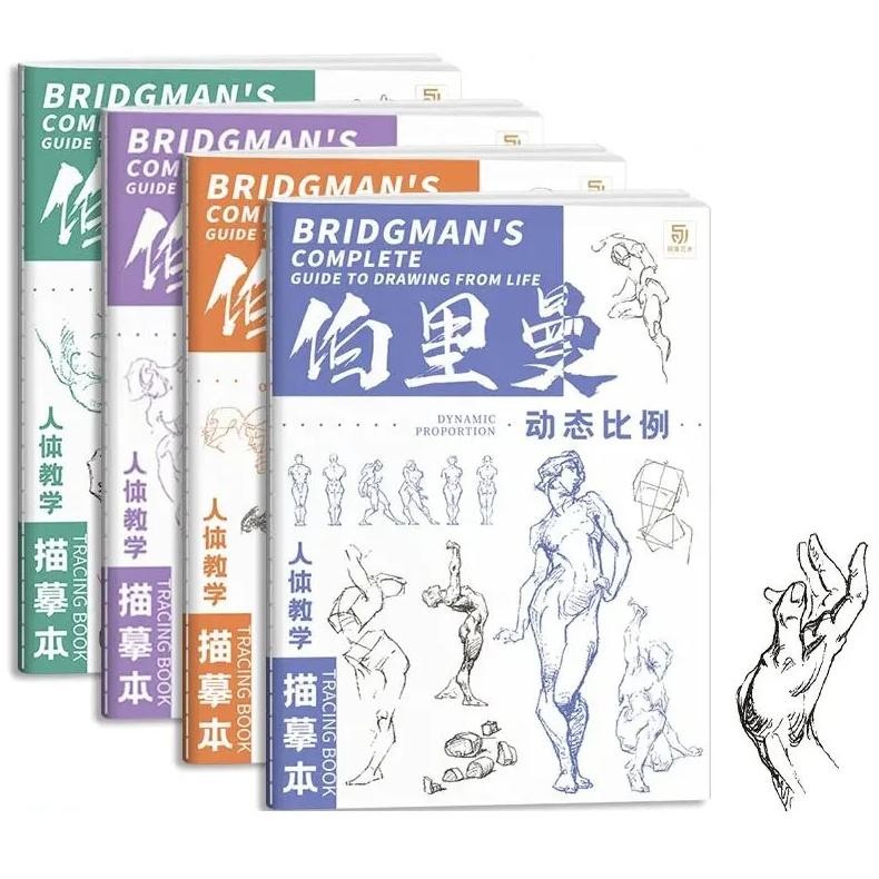 

Bridgman'S Complete Guide To Drawing From Life Tracing Sketch Hand Painted Tutorial Book Copy Practice Line Draft Practice Books