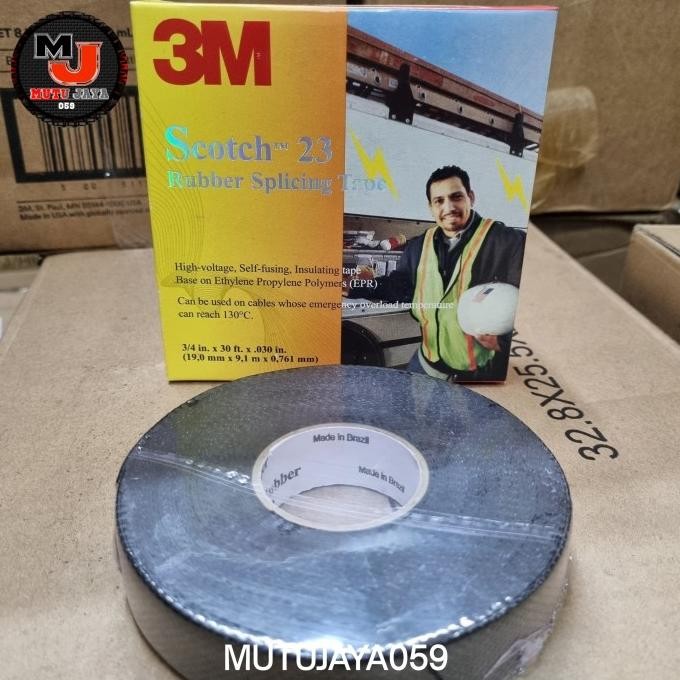 Diskon Scoth 23 Rubber Tape 3M