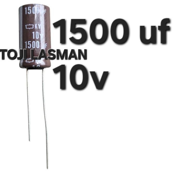 Terbaru (2) 1500uf 10v 1500 10volt 10 volt 1500 uf 10v tojil4