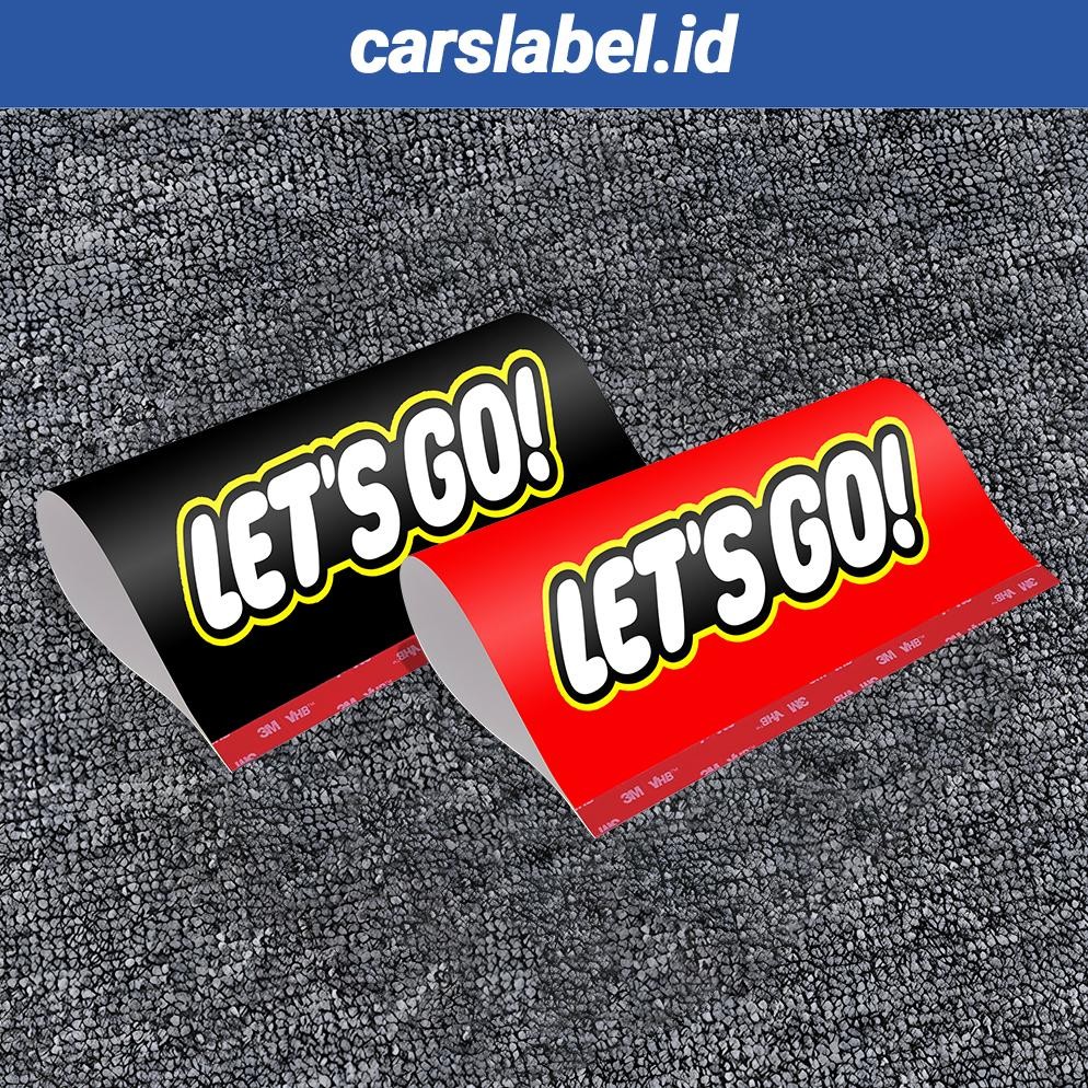 

NEW LET'S GO! - LABEL TAG MOBIL - VARIASI PENUTUP PINTU BAGASI - HIASAN STIKER LEGO MOBIL VIRAL GOOD PRODUK SIAP KIRIM
