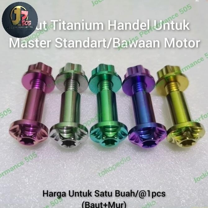 Terlaris Baut Titanium Baut Tojos Handel Rem Standart/Bawaan Motor Ready Stok
