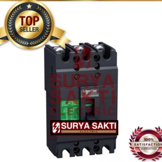 SCHNEIDER EasyPact MCCB EZC100H 63A / 63 A 3P 30KA MCCB