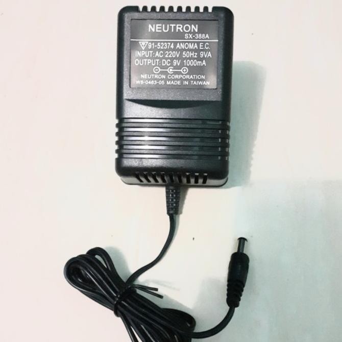 Adaptor 9V 1A Trafo Stabil - Adaptor 9Volt 1Ampere Trafo Stabil - Asli