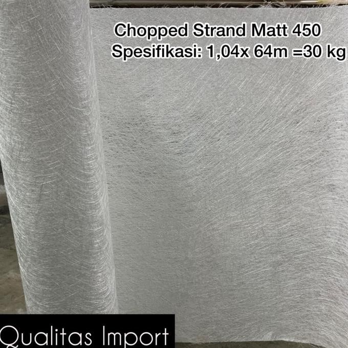 Serat Fiber Aquaproof - Fiberglass Matt M450 - Fiber Glass Mat 1 Roll - Asli
