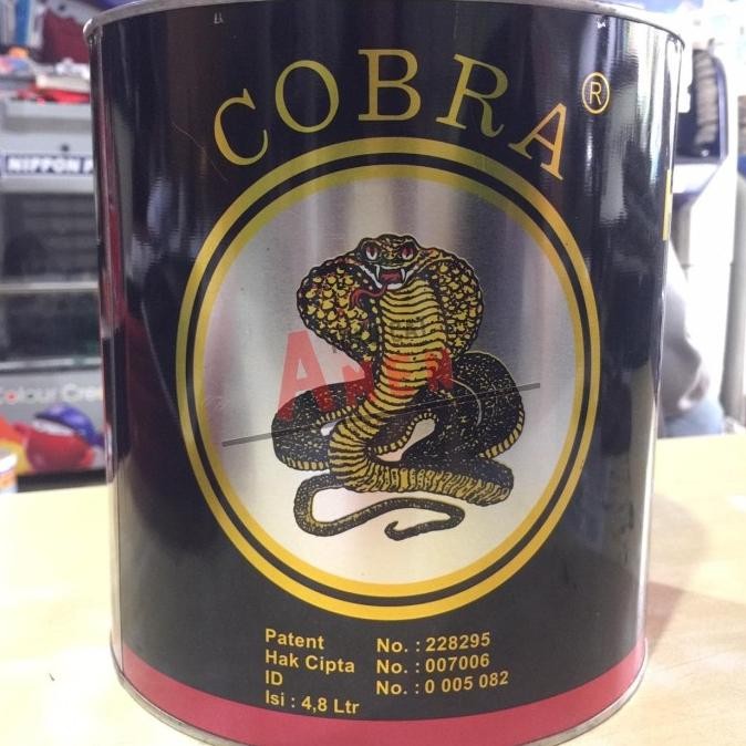 Cobra High Gloss Thinner 4.8 Lt / Thinner Cobra Hitam - Asli