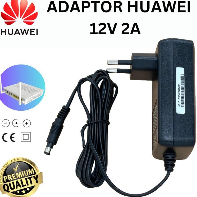 HUAWEI Switching Adaptor 12V 1.5A / 2A ORI CCTV DVR ROUTER MODEM ORBIT [terbaik]