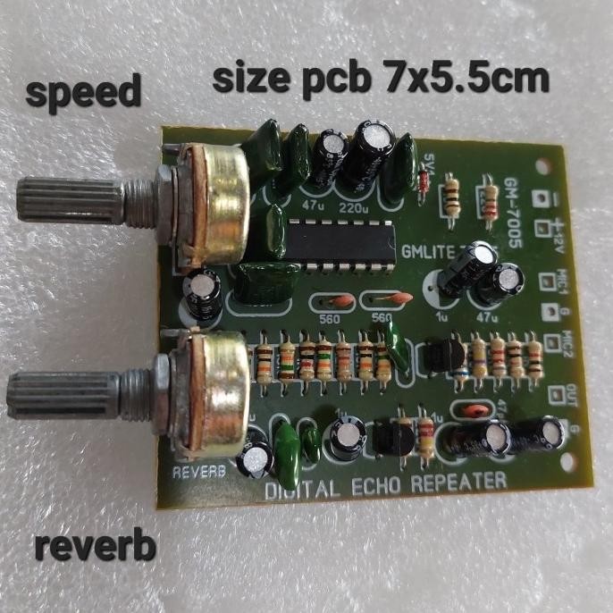 digital mic echo refeater 2 pot potensio 810 820 2 tr + speed reverb tojil4 Ayo Order