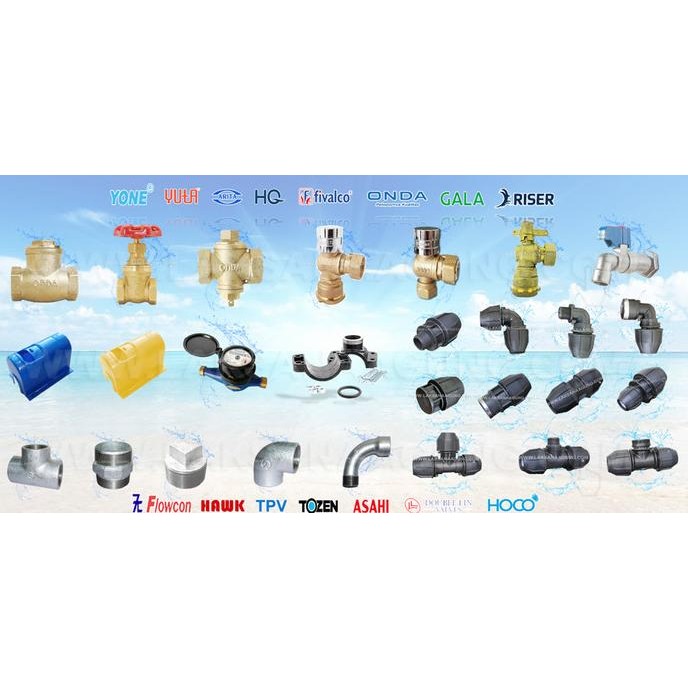 Aksesoris sambungan rumah (sr) pdam pamsimas | Accessories pam artesis murah