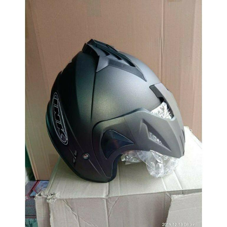 HELM  DOUBLE VISOR TERLARIS GARANSI TERMURAH BUSA TEBAL BER SNI MERK FNY