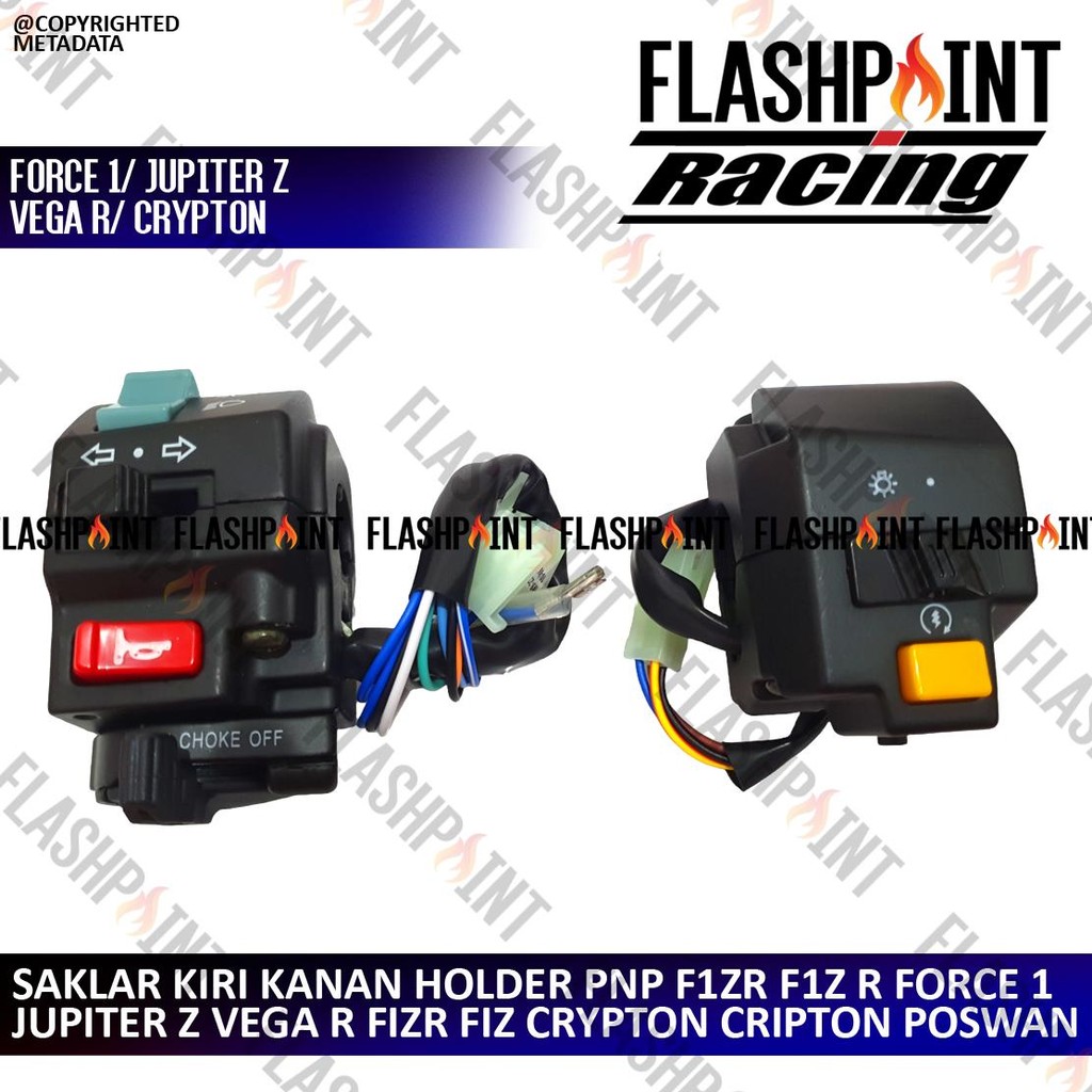 (BISA COD) SAKLAR KIRI KANAN HOLDER F1ZR F1Z R FORCE 1 JUPITER Z VEGA R FIZR FIZ CRYPTON CRIPTON POS