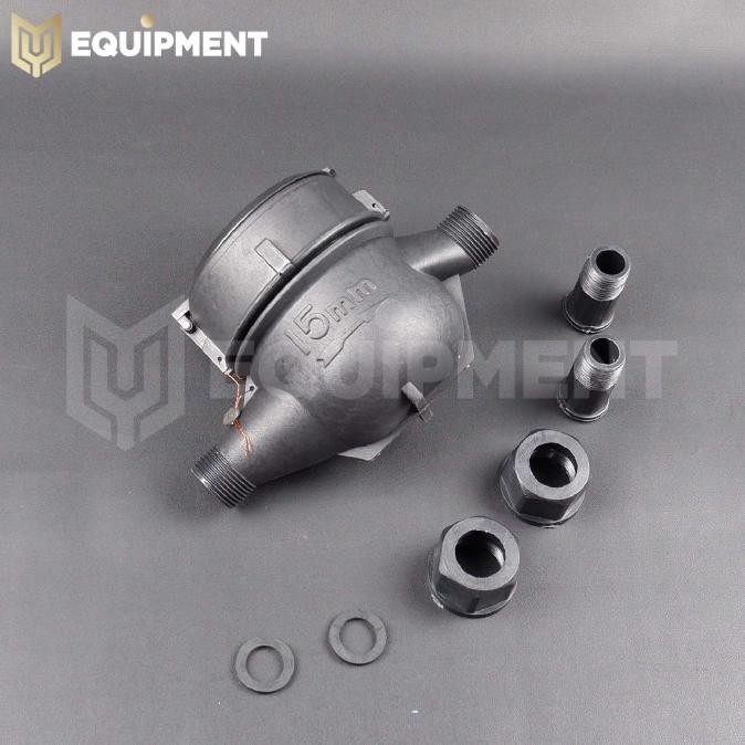 meteran air besi / meteran air PVC plastik + AMINB murah